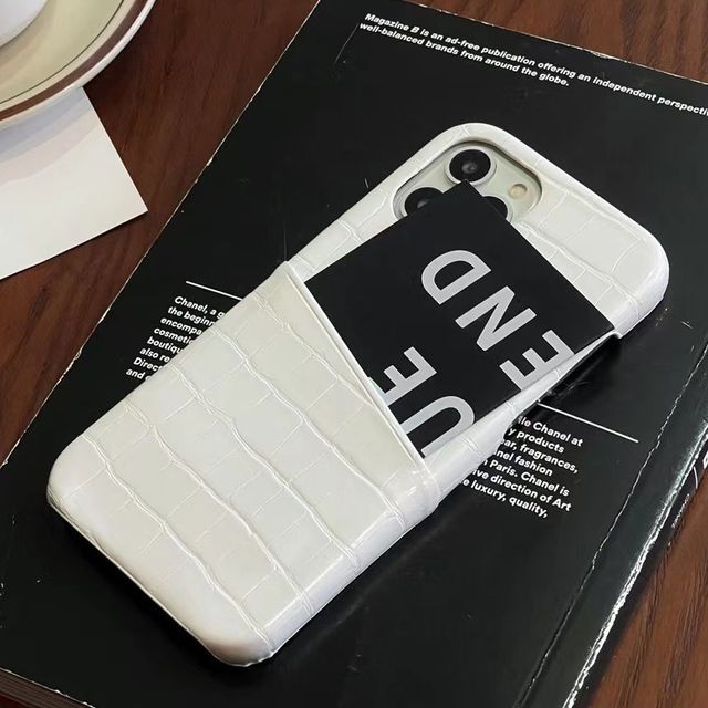 Card Holder Phone Faux Leather Case