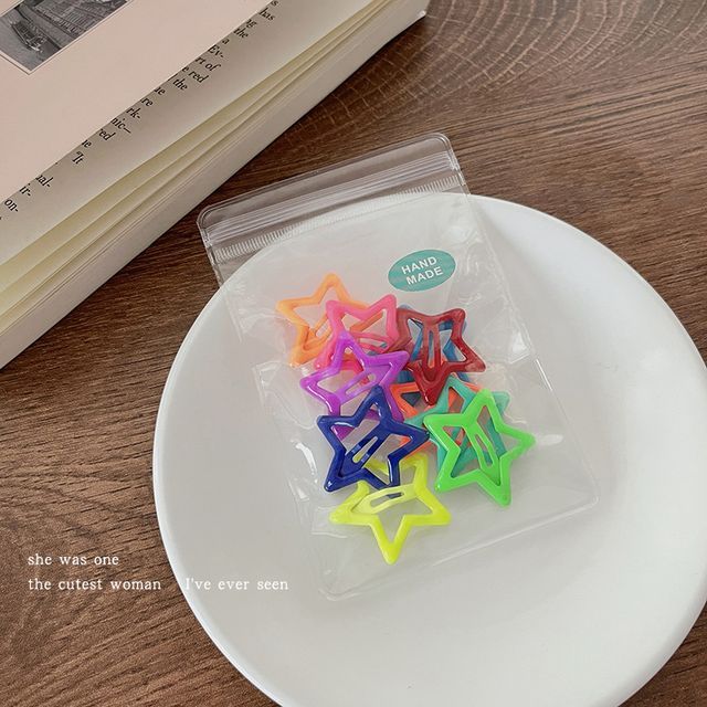 Set of 10: Star Hair Clip