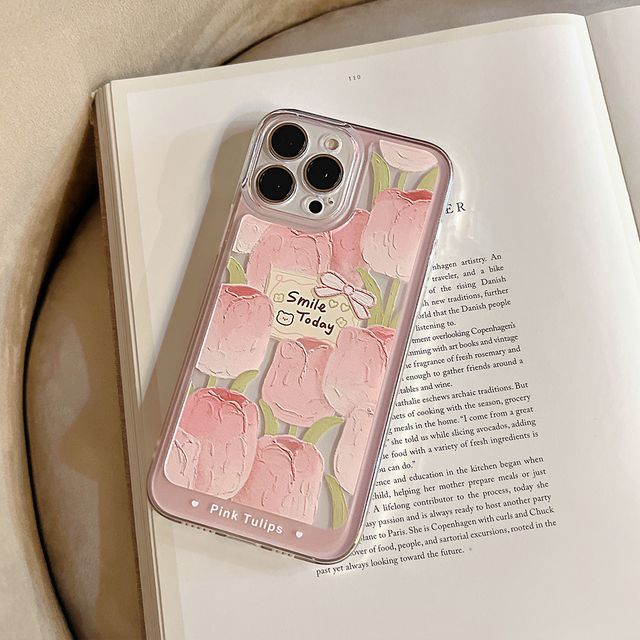 Case Transparent Phone Tulip
