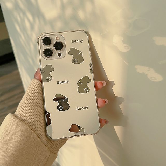 Mirrored Rabbit Case Phone