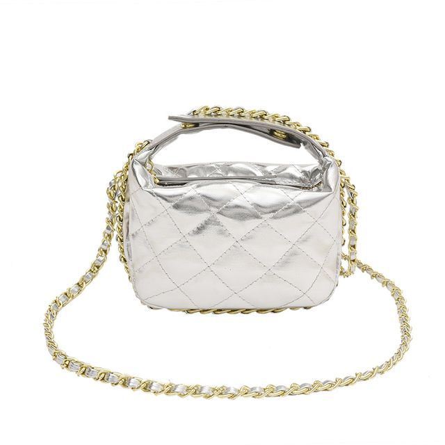 Bag Quilted Strap Chain Crossbody