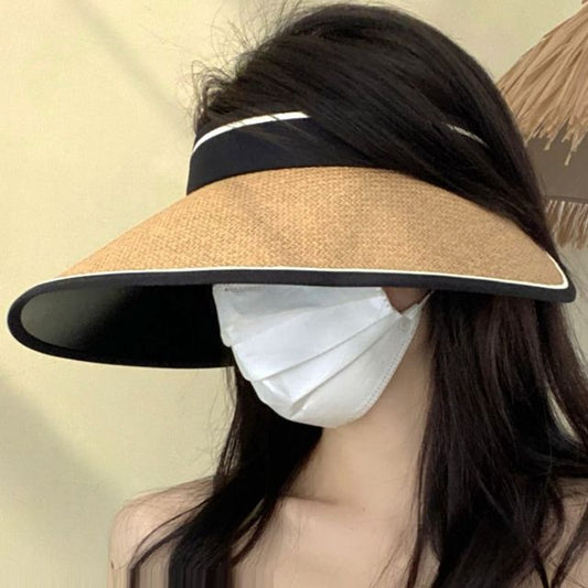 Straw Piped Sun Hat