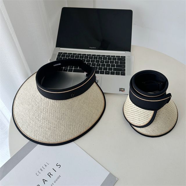 Straw Piped Sun Hat