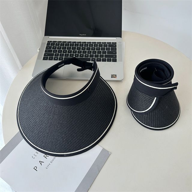 Straw Piped Sun Hat