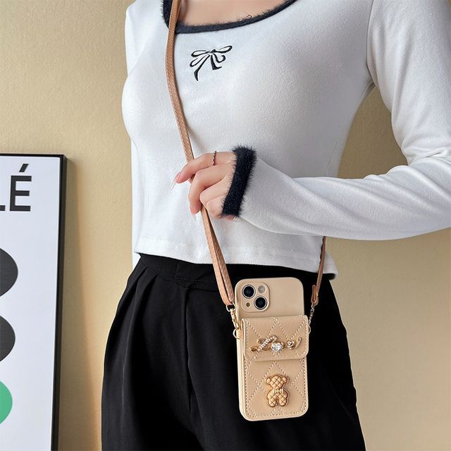 Bear Phone Holder Case Card