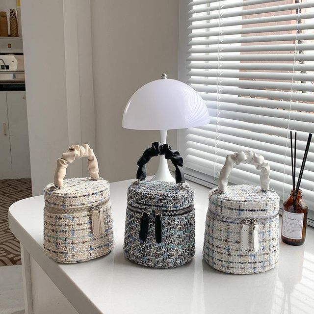 Bag Crossbody Tweed Zip