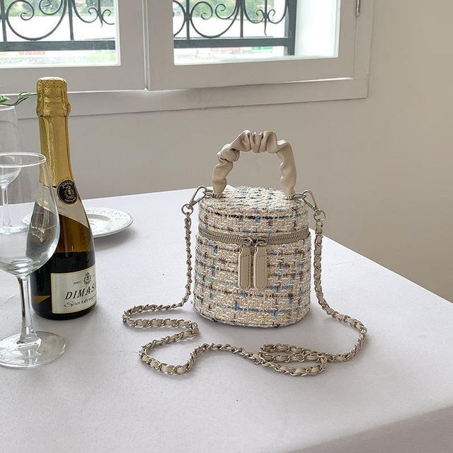 Bag Crossbody Tweed Zip