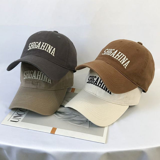 Baseball Lettering Embroidered Cap