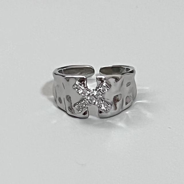 Open (various Ring Alloy Rhinestone designs)