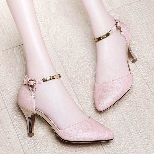 Ankle Strap High Sandals Heel