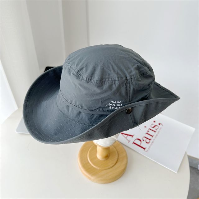 Embroidered Lettering Sun Hat