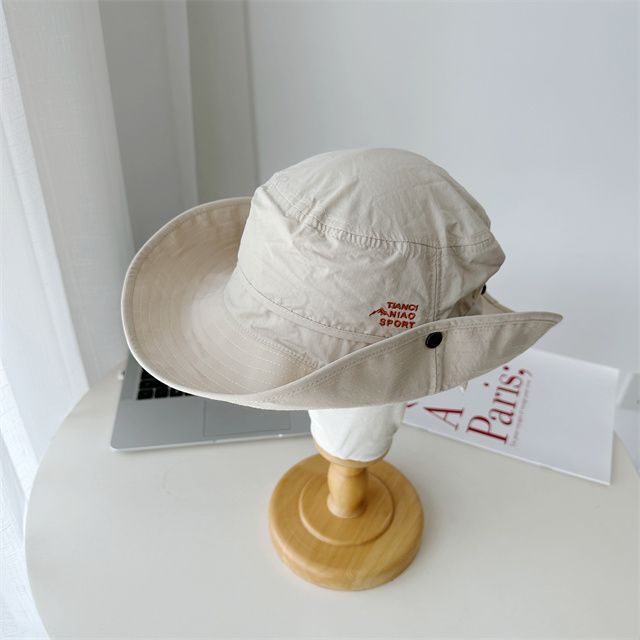 Embroidered Lettering Sun Hat