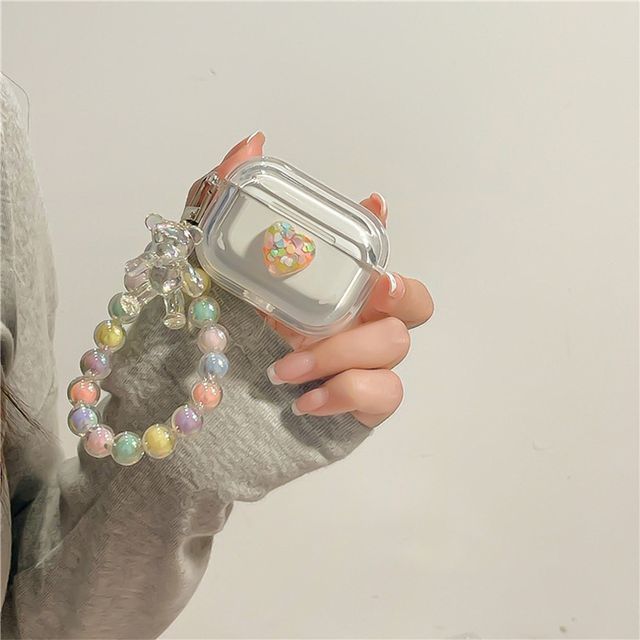 / Heart Skin Earphone Bear Case Pro AirPods