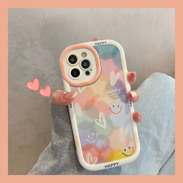 Phone Case Smiley Heart
