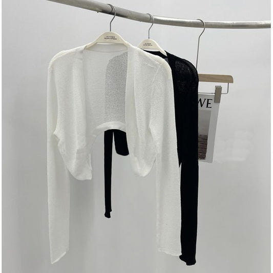 Plain Cardigan Bolero