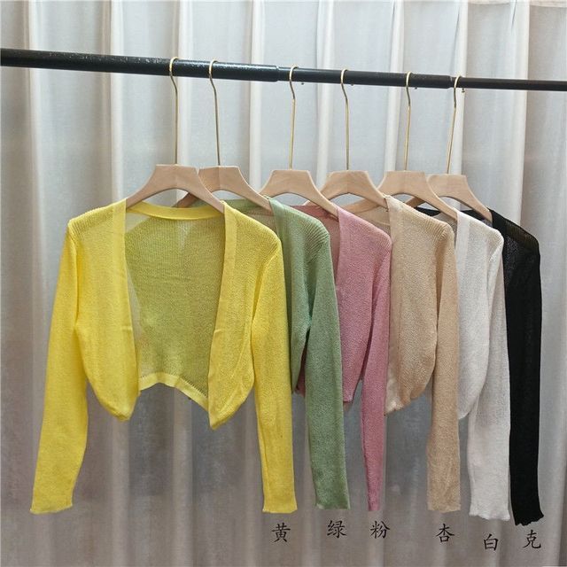 Plain Cardigan Bolero