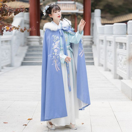 Traditional Chinese Fluffy Cape / Long