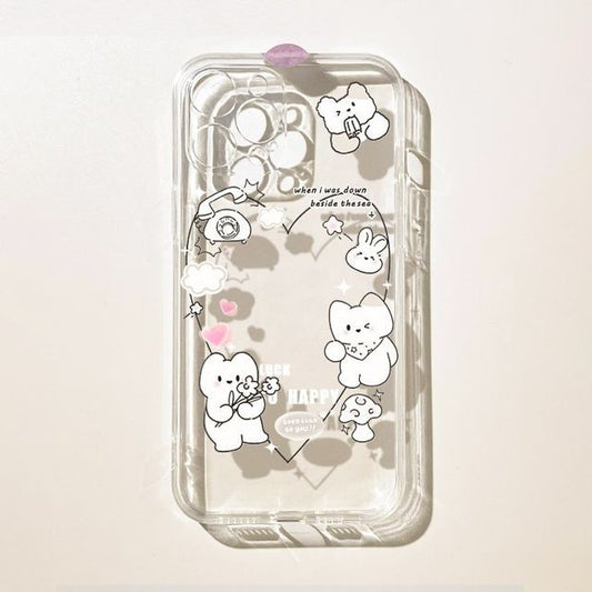 Rabbit Phone Case Transparent