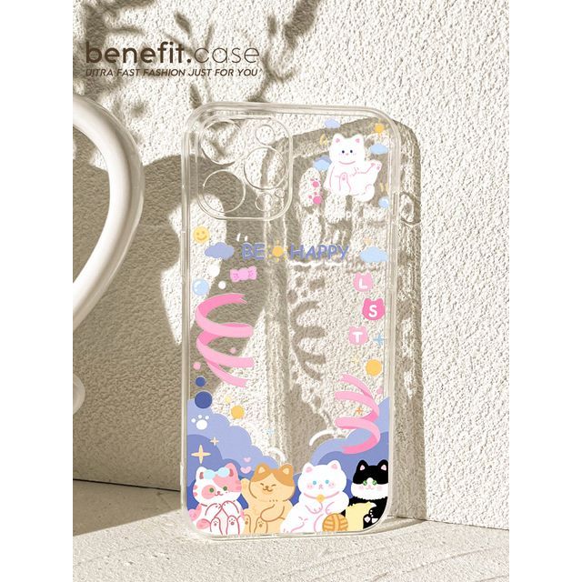 Cat Transparent Case Phone