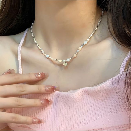 Gemstone Choker Faux Alloy