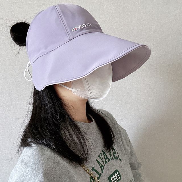 Open Top Sun Lettering Hat