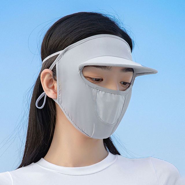 Cover Protection Face with Brim Plain Sun
