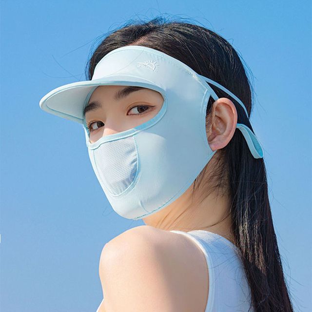 Cover Protection Face with Brim Plain Sun