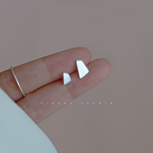 Earring Silver Geometric Sterling