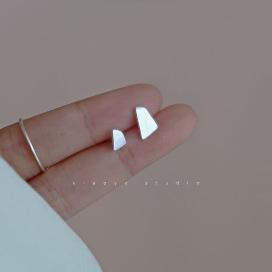 Earring Silver Geometric Sterling