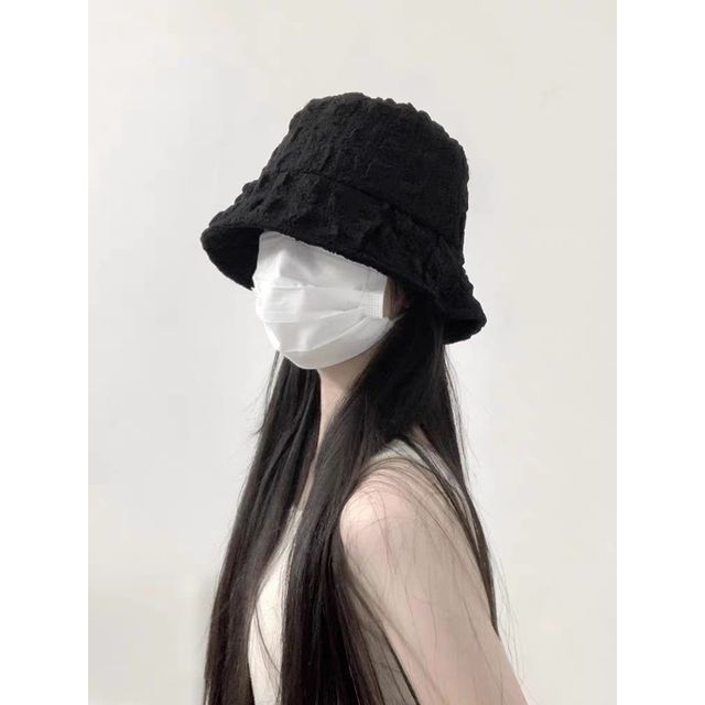 Puffed Plain Hat Bucket
