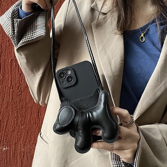 Holder Card Dog Phone Case