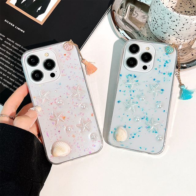 Transparent Phone Starfish Case Shell