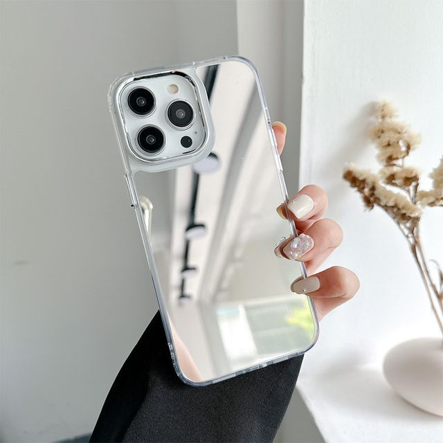 / Case Mirrored Phone Transparent