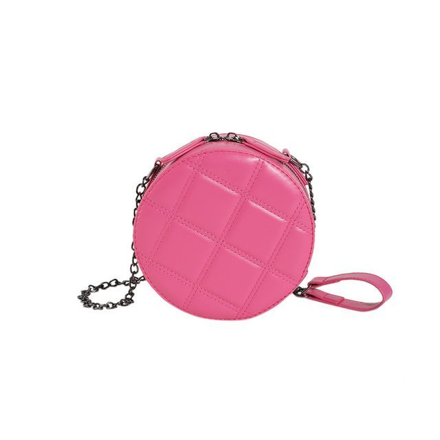 Quilted Round Crossbody Bag