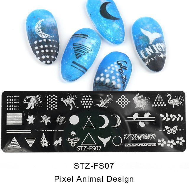 Stainless Steel Nail Art Stamping Plate