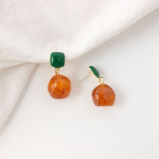 Earring / Drop Geometric On Clip