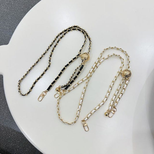 Lanyard Chain Faux Phone Leather