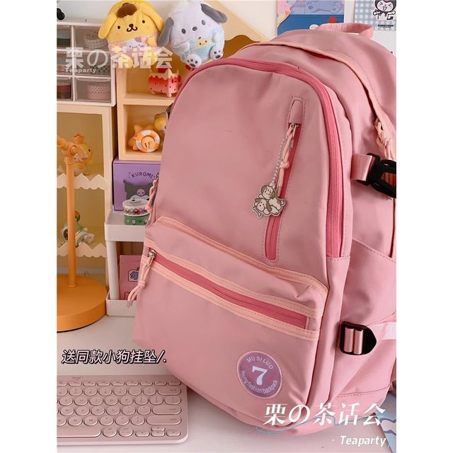 Plain Backpack / Charm / Set