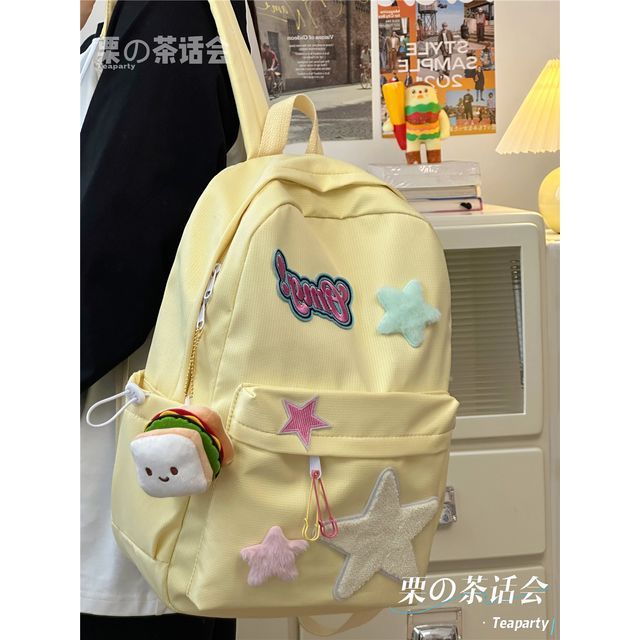 Star Applique Backpack / Charm / Set