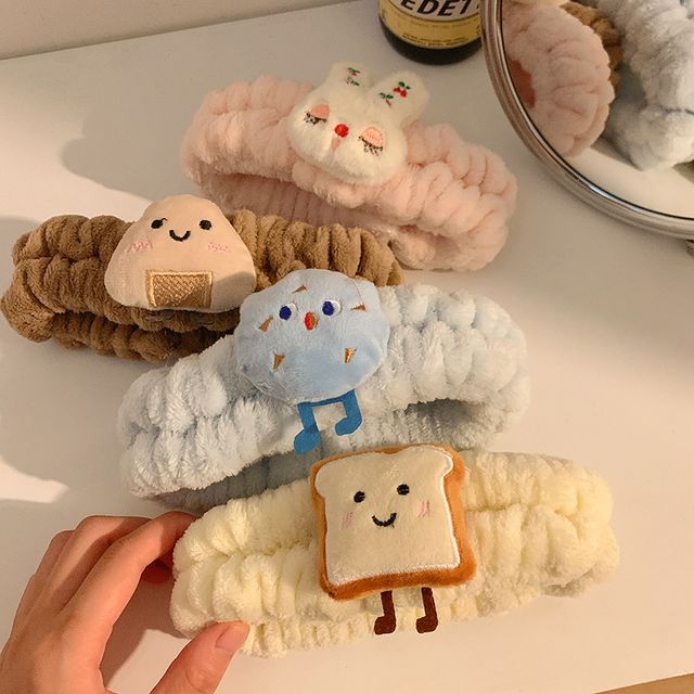 Cartoon Face Headband Wash