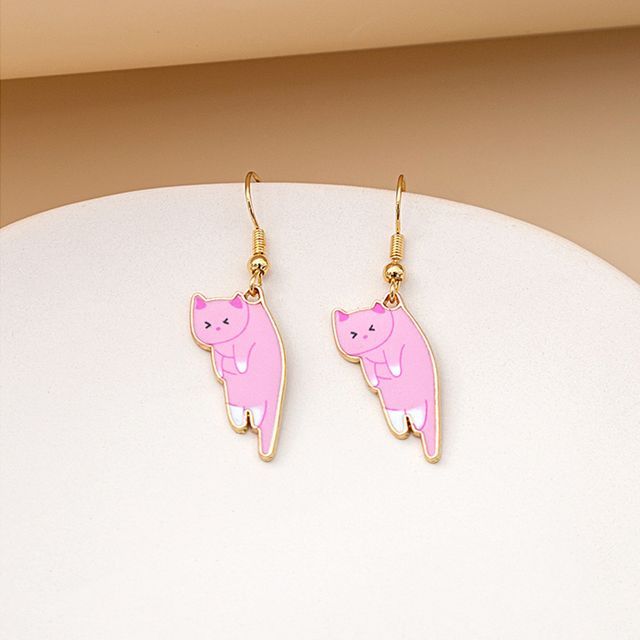 Cat Drop Earring