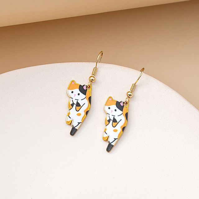 Cat Drop Earring