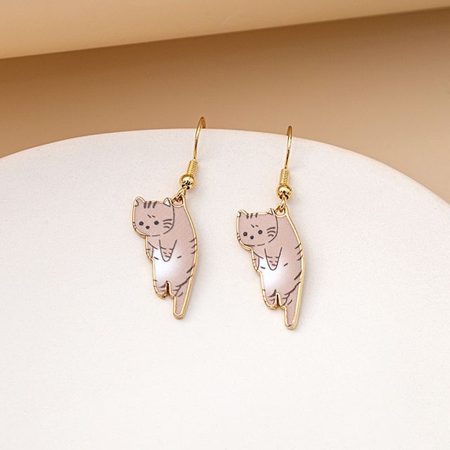 Cat Drop Earring