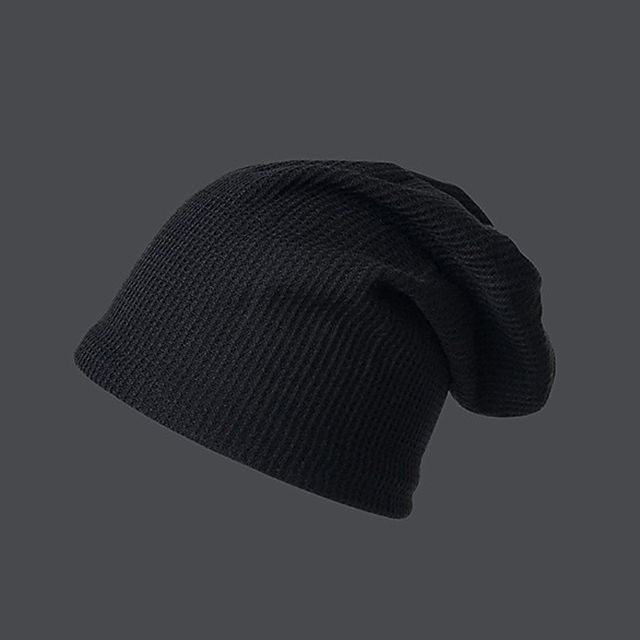 Plain Slouchy Knit Beanie