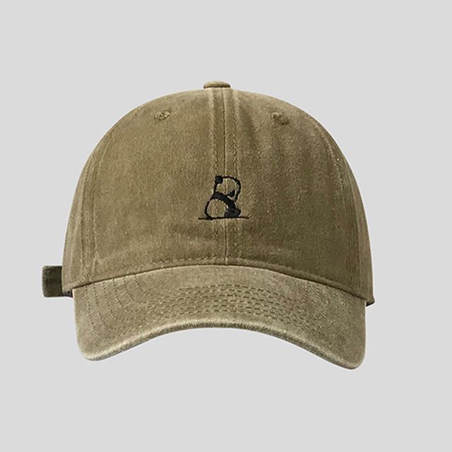 Baseball Panda Cap Embroidered