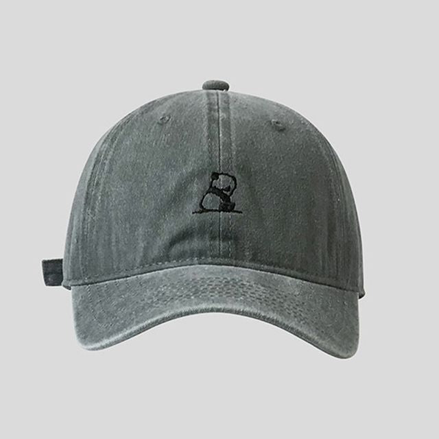 Baseball Panda Cap Embroidered
