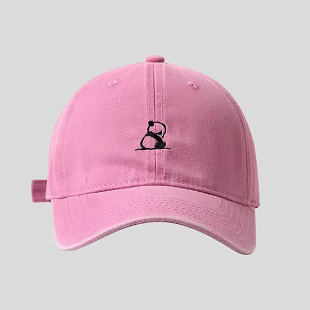 Baseball Panda Cap Embroidered