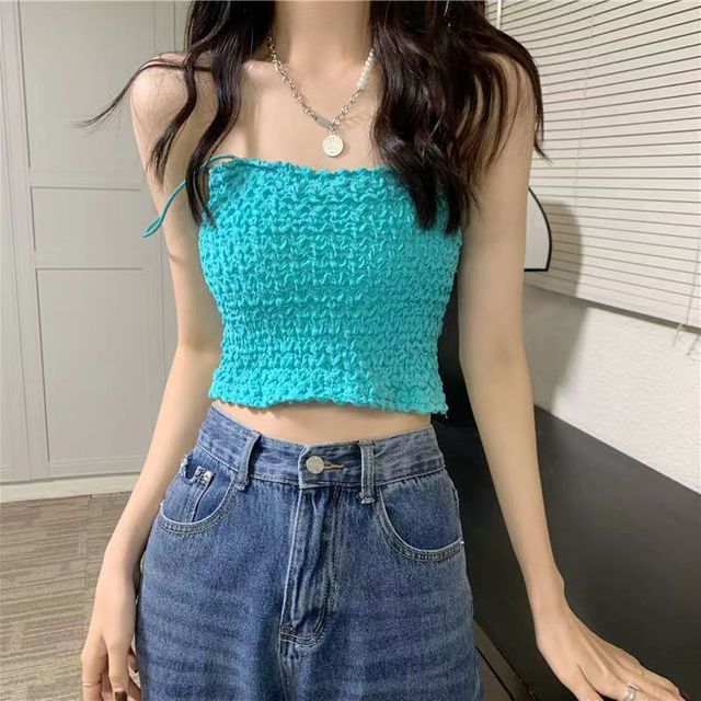 Top Ruched Cami Cropped