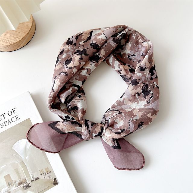 Floral Print Neckerchief