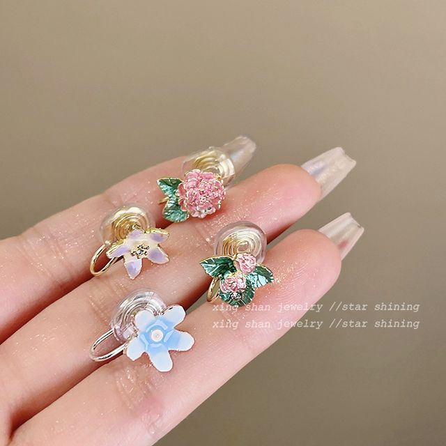 Designs) (Various 4: Floral of Earring Alloy Set